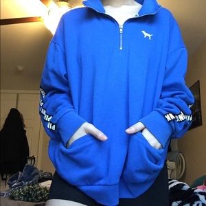 PINK victoria secret collared hoodie!